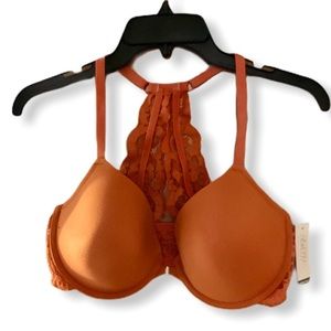 Sunset Orange adjustable racerback bralette